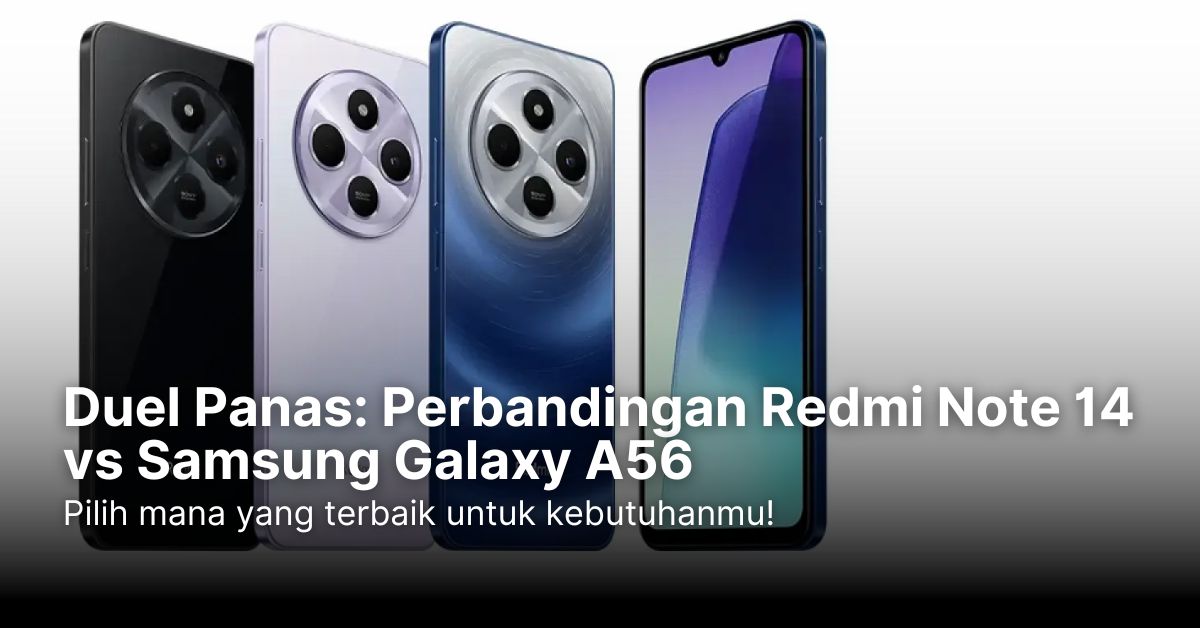 Duel Panas: Perbandingan Redmi Note 14 vs Samsung Galaxy A56