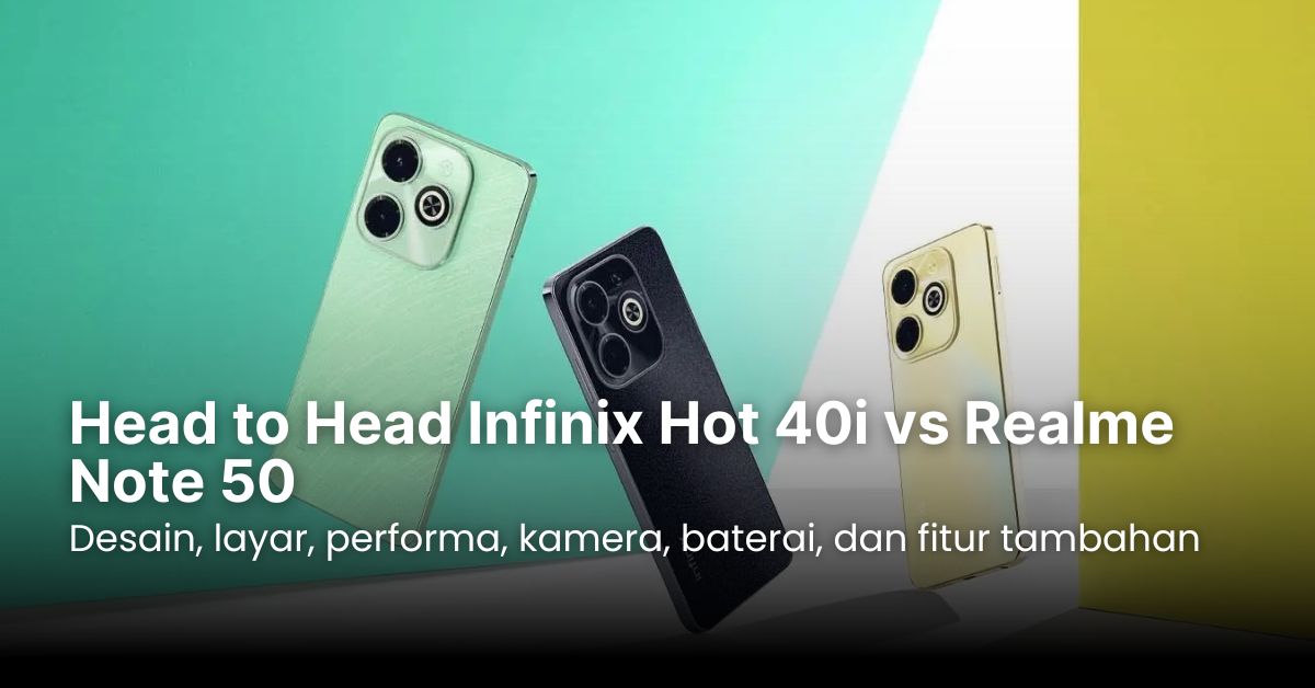Head to Head Infinix Hot 40i vs Realme Note 50